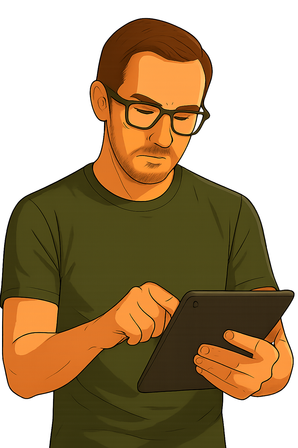 About Luke Dunsmore - Working Tablet