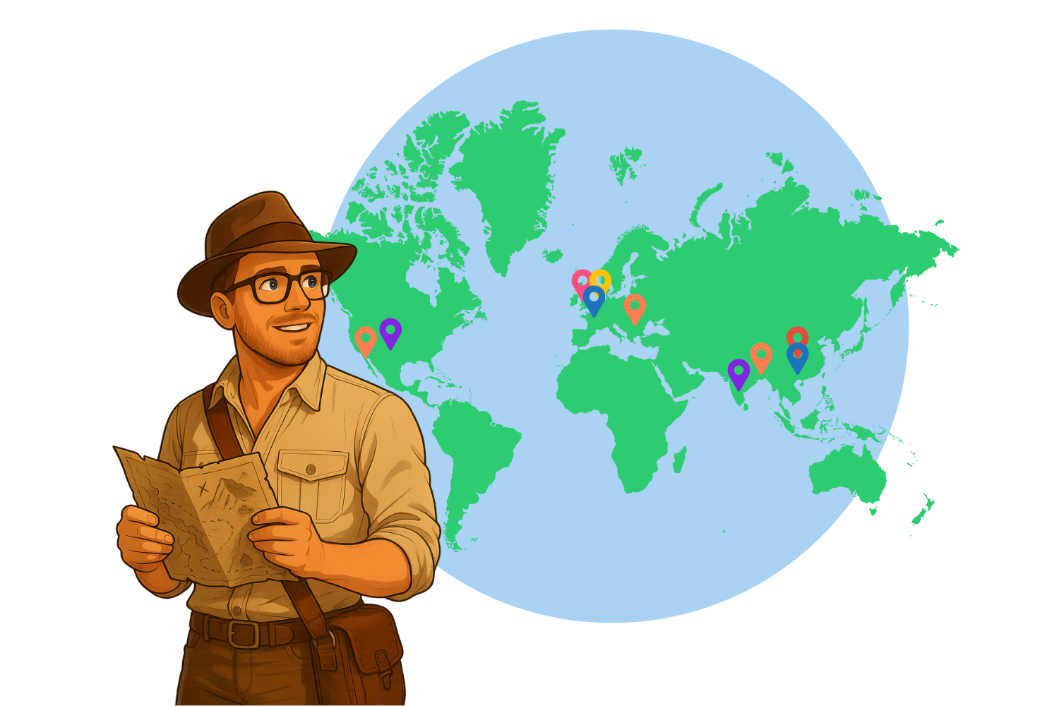 Luke Dunsmore - World Map