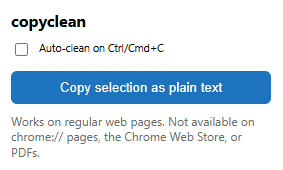 Luke Dunsmore - Free Tools - copyclean Screenshot