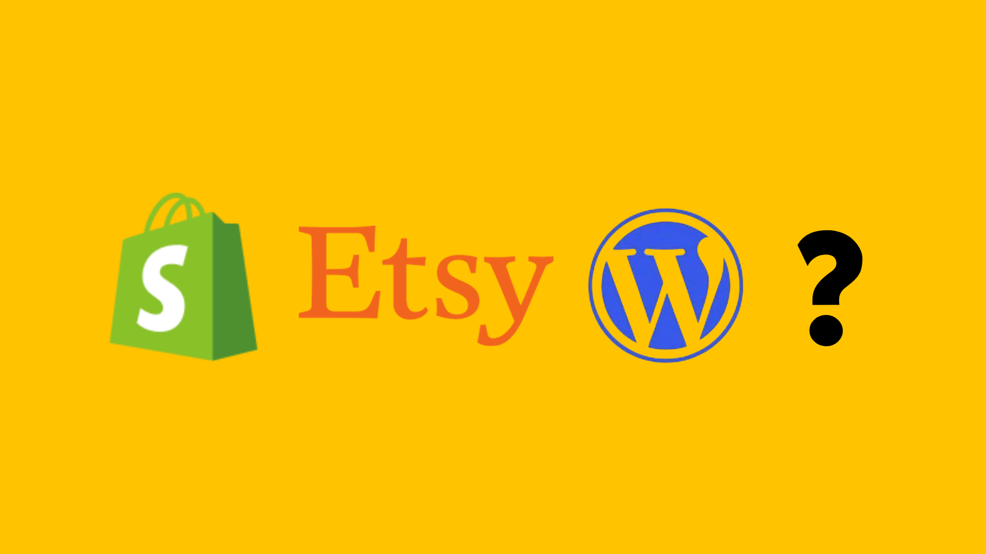 Shopify vs Etsy vs WordPress for Selling Physical Goods — An Honest Breakdown