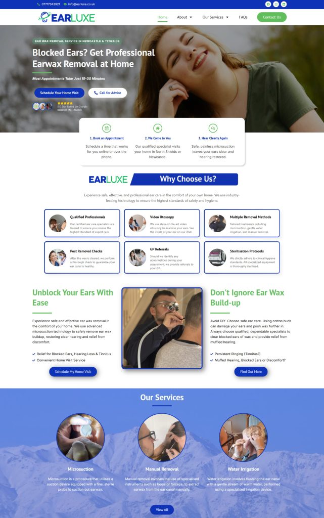 Luke Dunsmore - Custom WordPress Sites - Earluxe