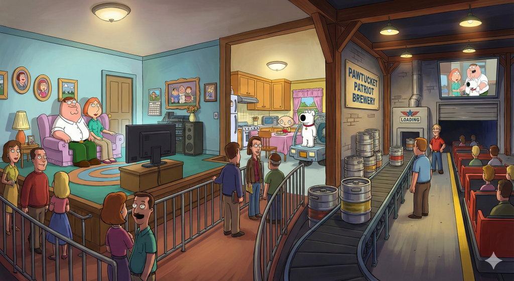 Luke Dunsmore - Universal Studios Florida Family Guy Attraction Concept B