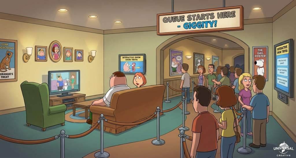 Luke Dunsmore - Universal Studios Florida Family Guy Attraction Concept A